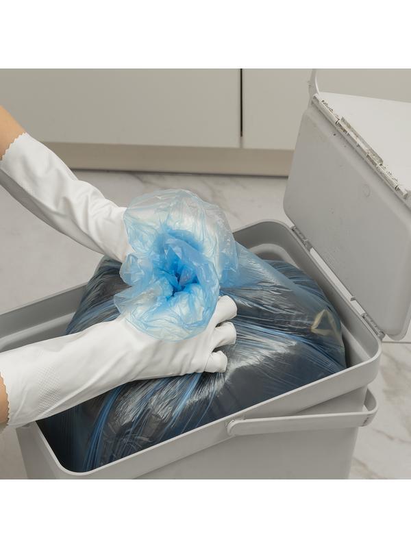 Пакеты для мусора 30 л x 30 шт. голубые, Home Palisad