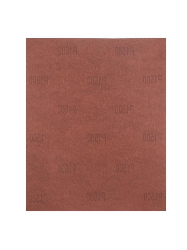 Шлифлист на бумажной основе, P 1500, 230 х 280 мм, 10 шт, водостойкий Matrix