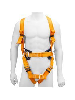 Удерживающе-страховочная привязь, модель УСП II, наплечные и набедренные лямки, высокий кушак Сибртех