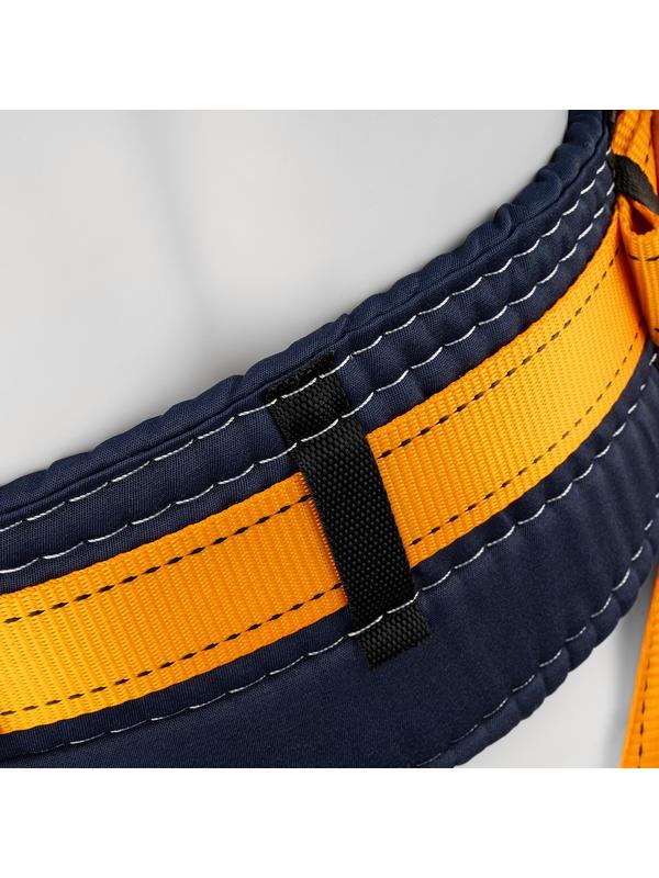 Удерживающе-страховочная привязь, модель УСП II, наплечные и набедренные лямки, высокий кушак Сибртех