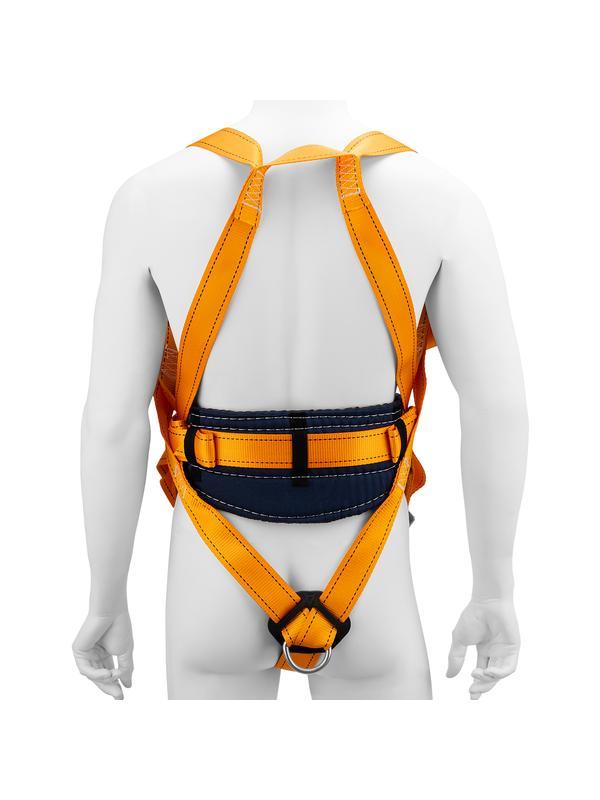 Удерживающе-страховочная привязь, модель УСП II, наплечные и набедренные лямки, высокий кушак Сибртех