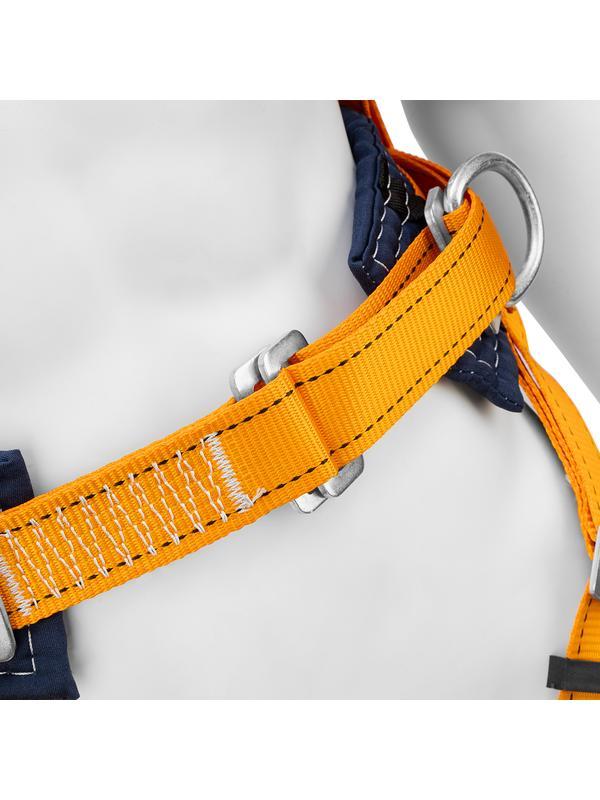 Удерживающе-страховочная привязь, модель УСП II, наплечные и набедренные лямки, высокий кушак Сибртех