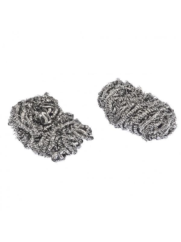 Мочалка для посуды, 2 шт, нержавеющая сталь, Россия Elfe