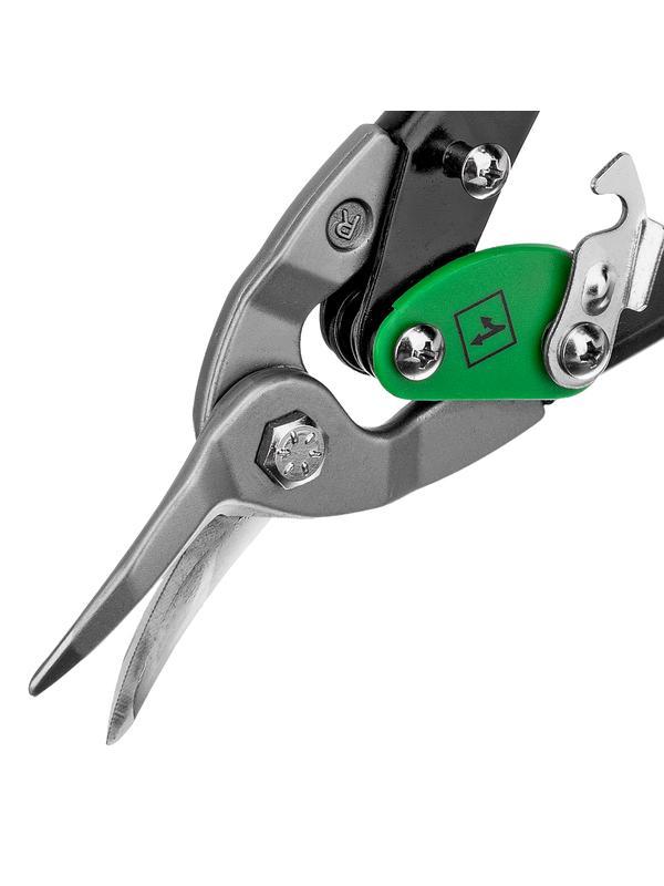 Ножницы по металлу, 250 мм, правый рез, сталь CRMO, двухкомпонентные рукоятки, PRO Matrix