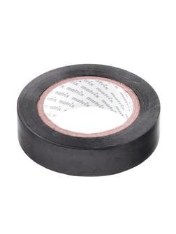 Изолента ПВХ, 15 мм х 10 м, черная, 150 мкм Matrix