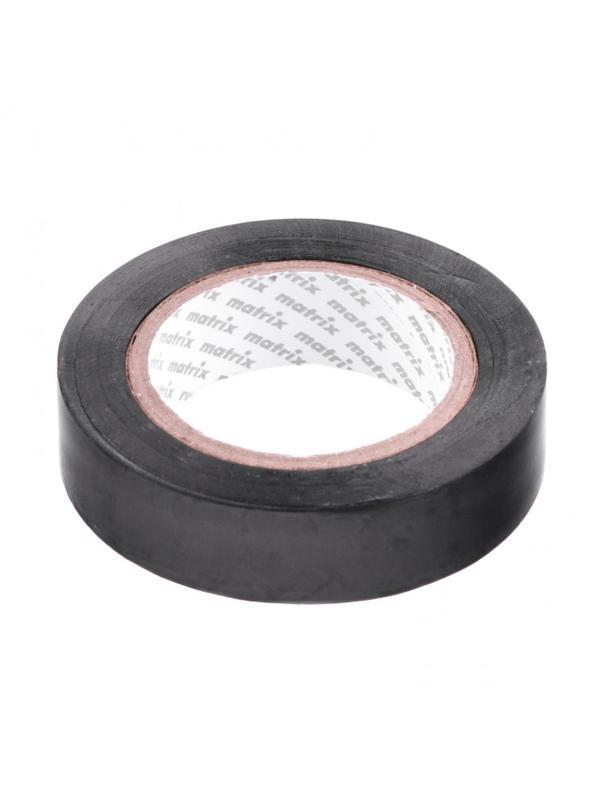 Изолента ПВХ, 15 мм х 10 м, черная, 150 мкм Matrix