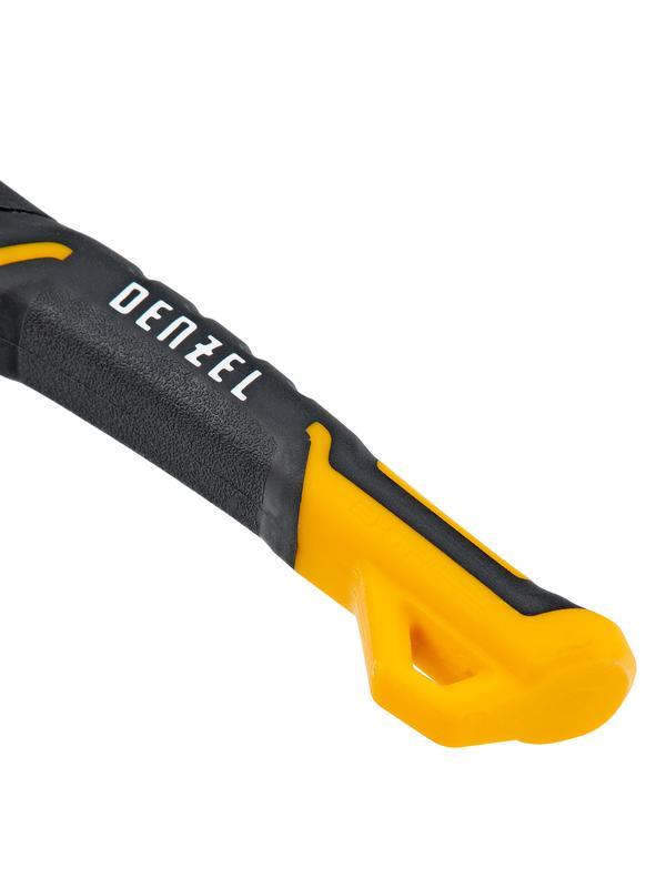 Ножницы по металлу, 270 мм, прямой и правый рез, сталь-СrMo, трехкомпонентные рукоятки Denzel