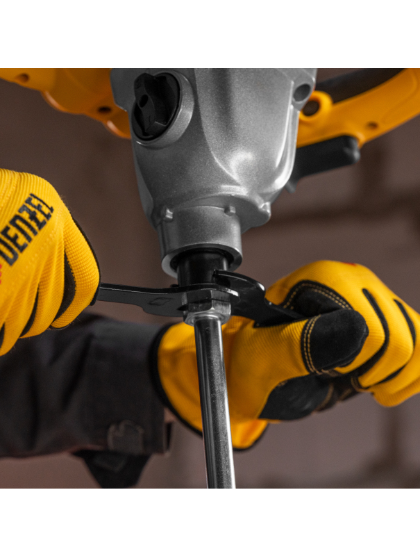 Миксер строительный EM-1-1600, 1600 Вт, 180-460/300-750 об/мин Denzel