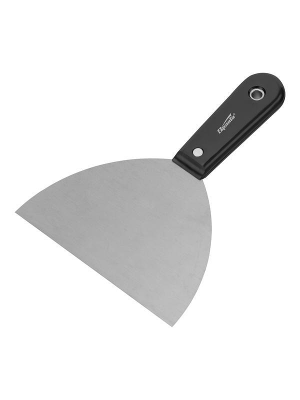 Шпательная лопатка стальная, 150 мм, полированная, пластмассовая ручка Sparta