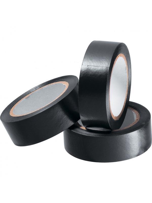 Набор изоленты черной, 19 мм х 10 м, 3 шт Matrix