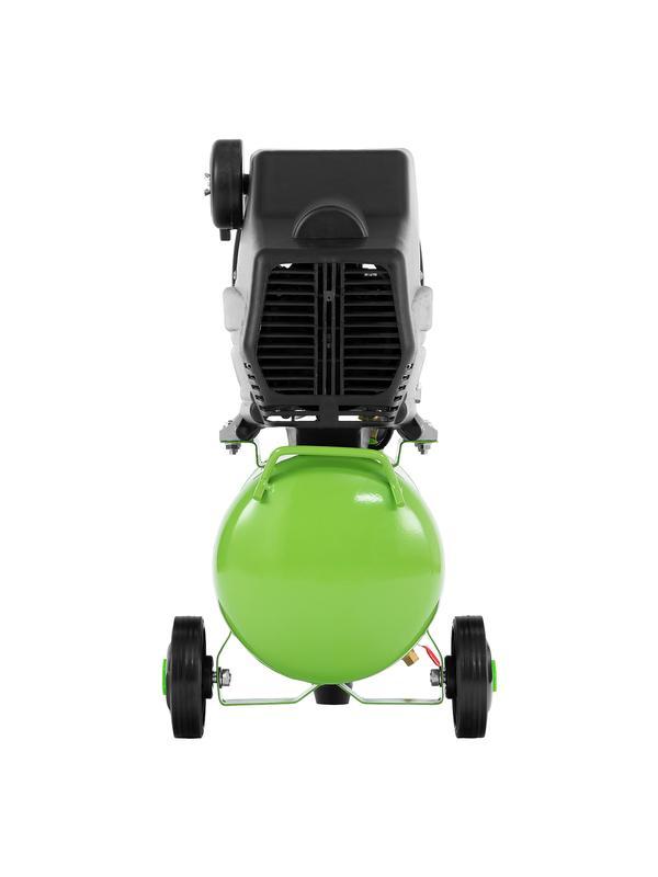 Компрессор воздушный КК-1100/22, 1, 1 кВт, 135 л/мин, 22 л, прямой привод, масляный Сибртех