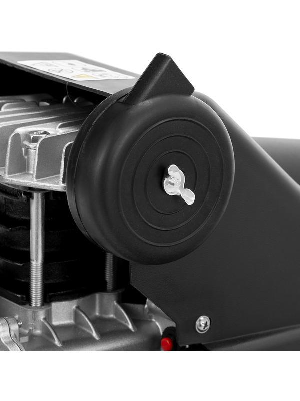 Компрессор воздушный КК-1100/22, 1, 1 кВт, 135 л/мин, 22 л, прямой привод, масляный Сибртех