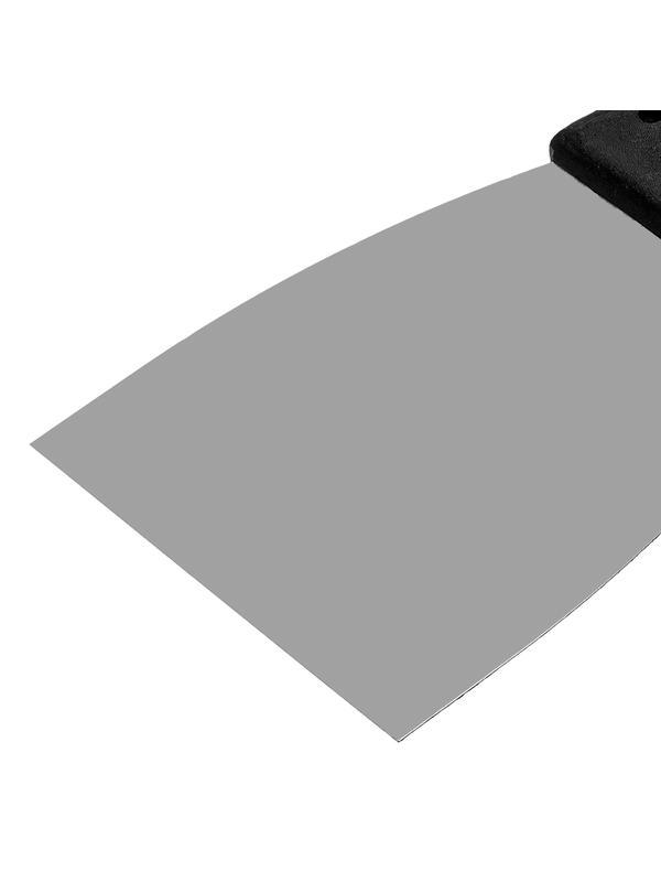 Шпательная лопатка из нержавеющей стали, 80 мм, пластмассовая ручка Сибртех