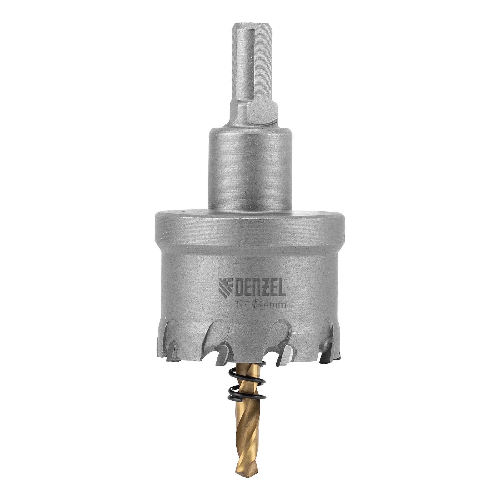 Коронка по металлу твердосплавная, 44 мм Denzel