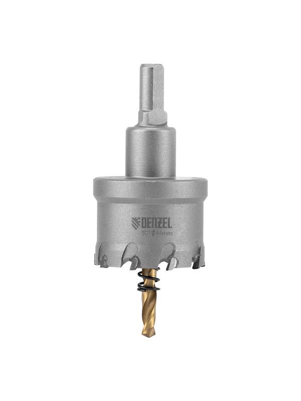Коронка по металлу твердосплавная, 44 мм Denzel