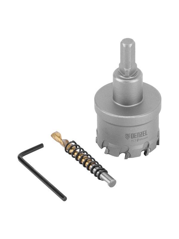 Коронка по металлу твердосплавная, 44 мм Denzel