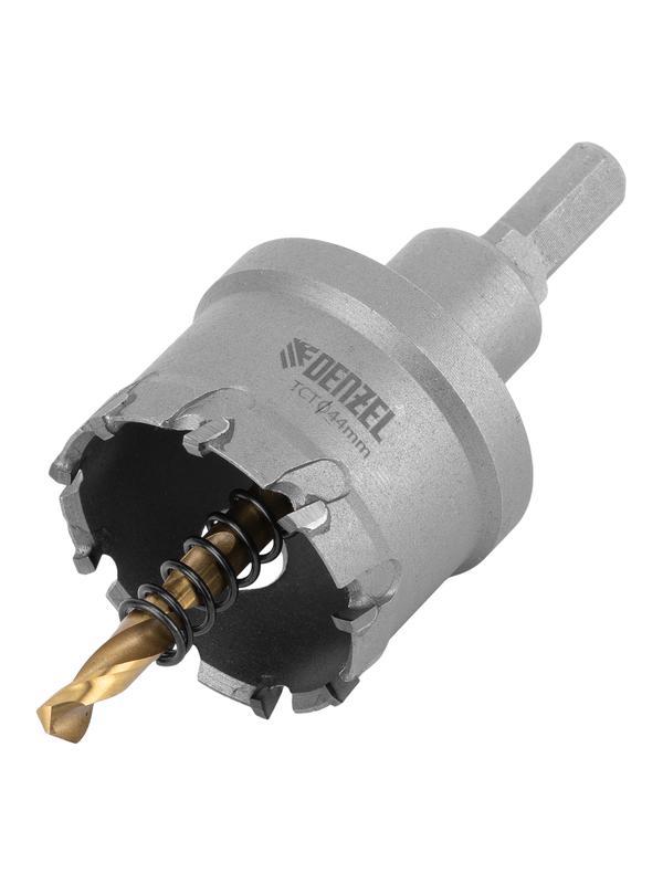 Коронка по металлу твердосплавная, 44 мм Denzel