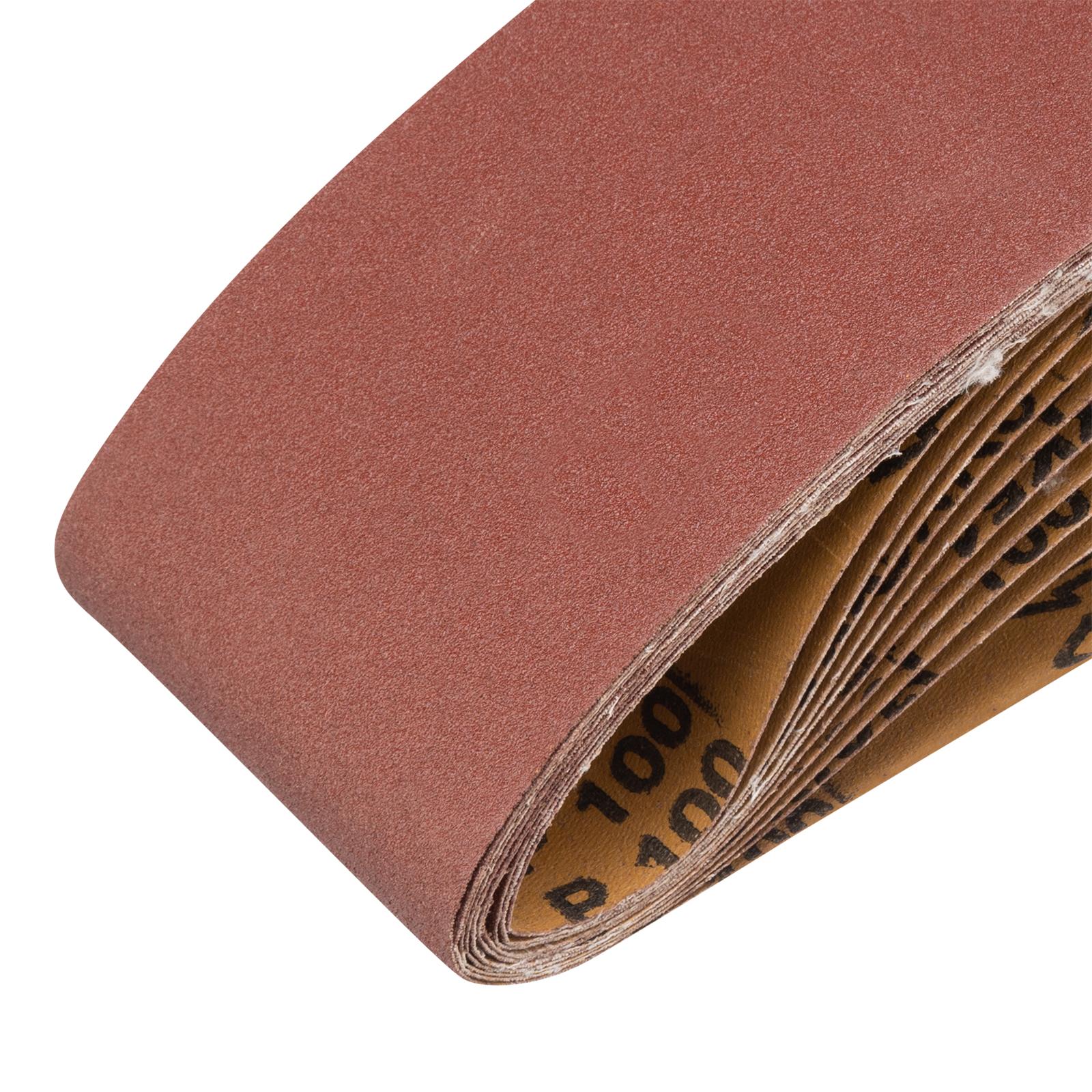 Лента абразивная бесконечная, P 100, 100 х 610 мм, 10 шт Matrix