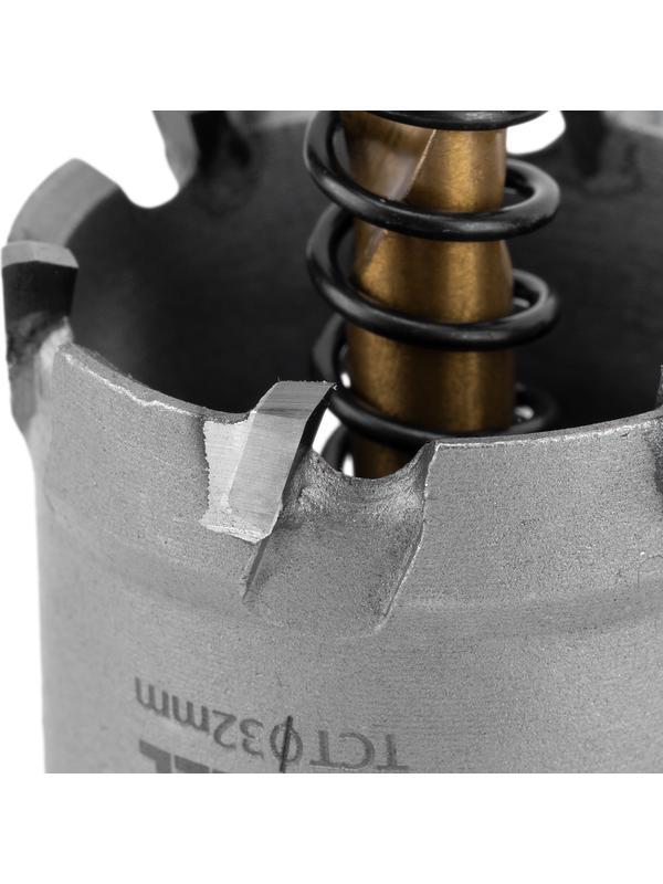 Коронка по металлу твердосплавная, 32 мм Denzel