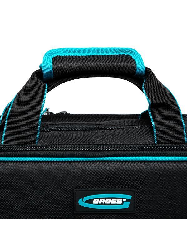 Сумка для инструмента Meister, 31 карман, отсек для ноутБука, наплечный ремень, 400 х 170 х 300 мм Gross