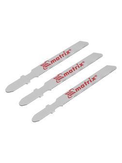 Полотна для электролобзика по дереву, 3 шт, 50 х 1.2 мм, HCS, EU- хвостовик Matrix