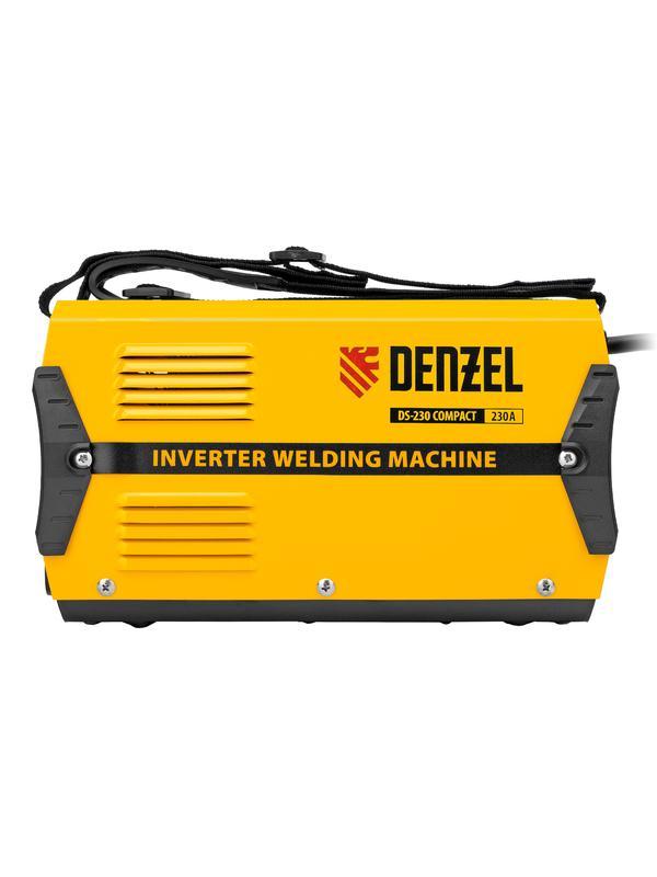 Аппарат инверторный дуговой сварки DS-230 Compact, 230 А, ПВ 70%, диаметр электрода 1.6-5 мм Denzel