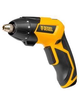 Отвертка аккумуляторная CSL-3.6-01, Li-Ion, 3.6 В, 1.3 А*ч, 200 об/мин, с аксессуарами Denzel