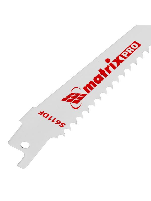 Полотна универсальные для сабельной пилы S611DF 125/4.3 мм, Bimetal, 2 шт, Pro Matrix