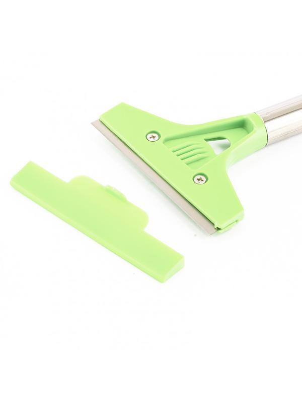 Скребок, фиксированное лезвие 100 мм, металлическая обрезиненная ручка, 250 мм Сибртех