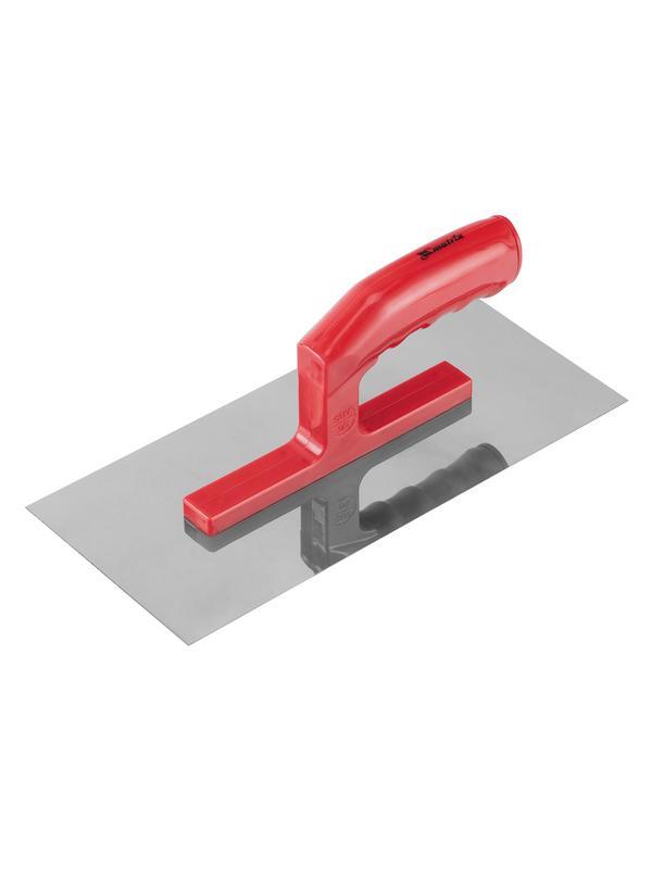 Гладилка из нержавеющей стали, 280 х 130 мм, зеркальная полировка, пластмассовая ручка Matrix