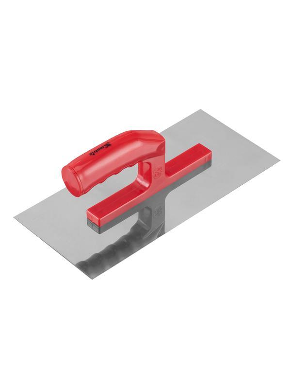 Гладилка из нержавеющей стали, 280 х 130 мм, зеркальная полировка, пластмассовая ручка Matrix