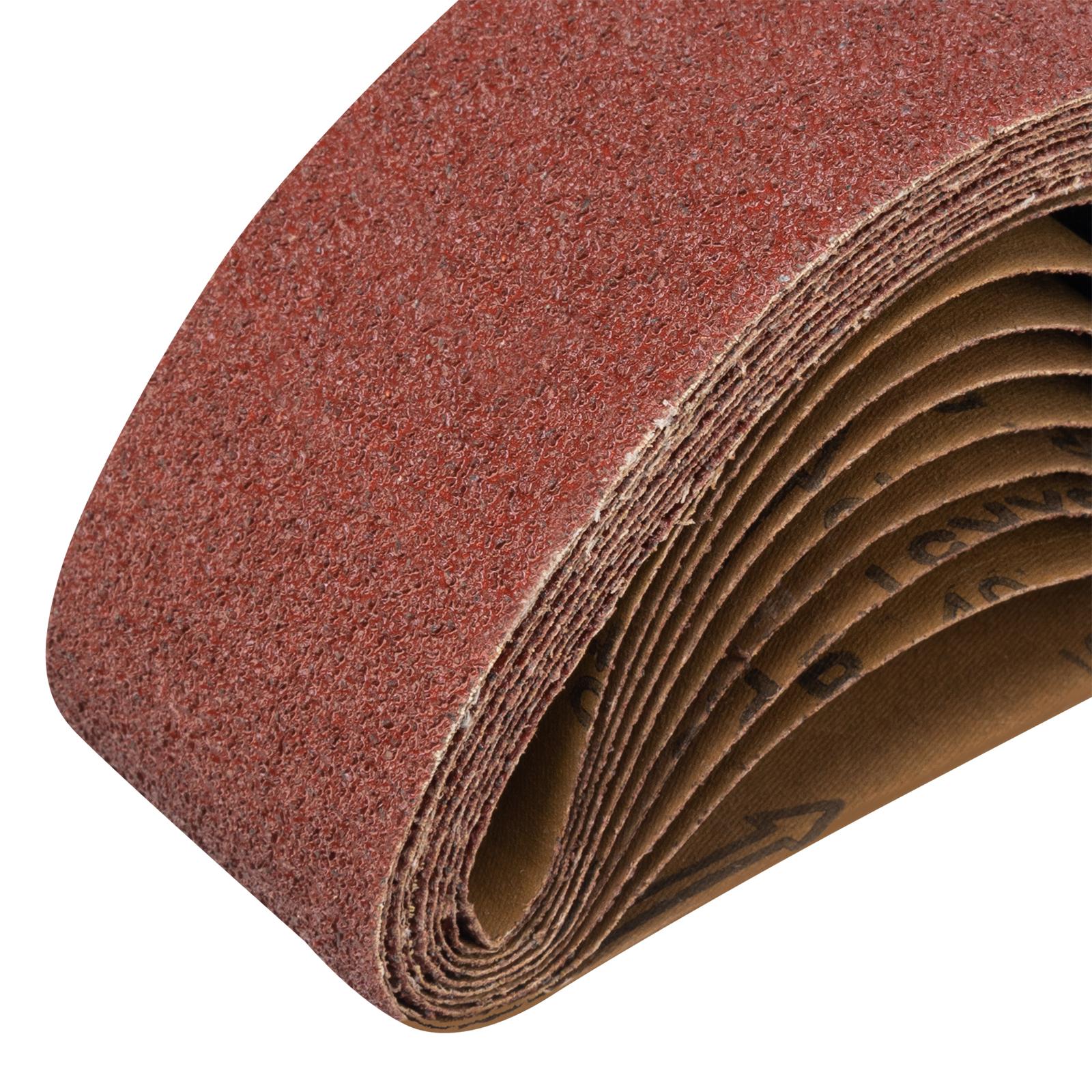 Лента абразивная бесконечная, P 40, 75 х 457 мм, 10 шт Matrix