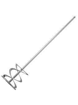 Миксер для красок и штукатурных смесей, 100 х 600 мм, оцинкованный, хвостовик SDS Plus Denzel