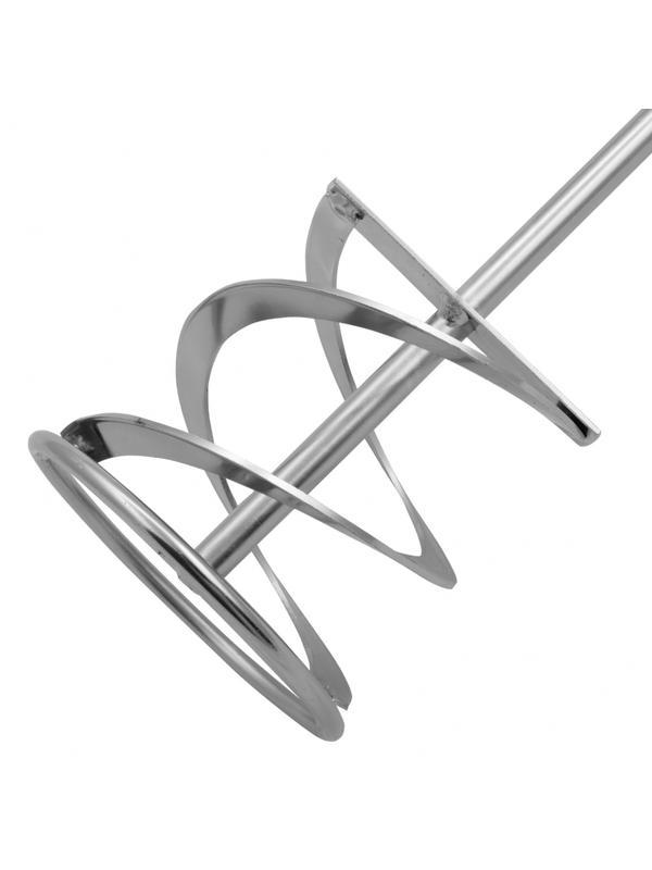 Миксер для красок и штукатурных смесей, 100 х 600 мм, оцинкованный, хвостовик SDS Plus Denzel