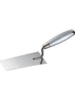 Кельма из нержавеющей стали, 140 х 82 мм, деревянная ручка Matrix