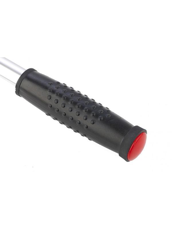 Скребок, 100 мм, фиксированное лезвие, металлическая обрезиненная ручка Matrix