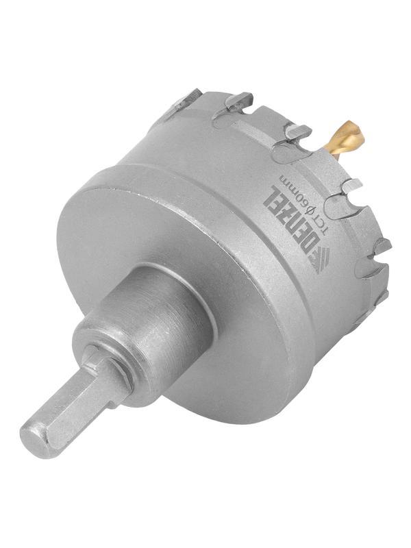 Коронка по металлу твердосплавная, 60 мм Denzel