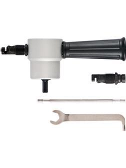 Насадка на дрель для резки листового металла до 1.8 мм металлический кейс Сибртех