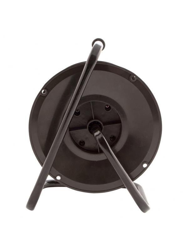 Удлинитель силовой 30 м, 10А, тип УХ10, ПВС, на кабельной катушке, 4 розетки без заземления Сибртех