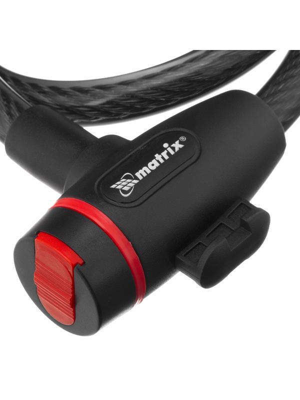 Замок тросовый универсальный, 12 х 650 мм Matrix