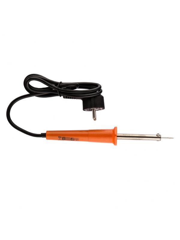 Ремонтный набор электрика 7 предметов: паяльник 30 Вт, припой, флюс, две отвёртки, пинцет, подставка Sparta