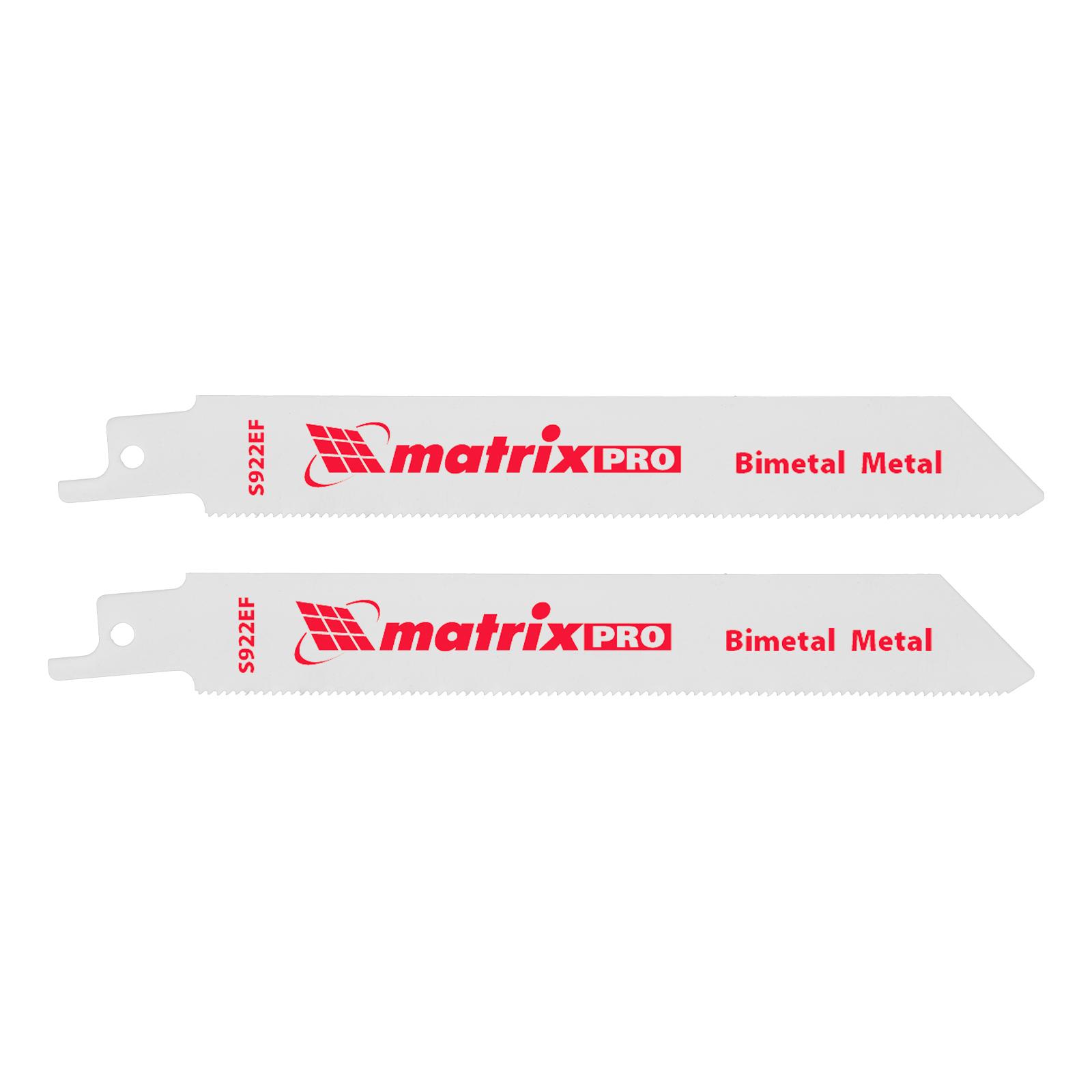 Полотна по металлу для сабельной пилы S922EF 125/1.4 мм, Bimetal, 2 шт, Pro Matrix
