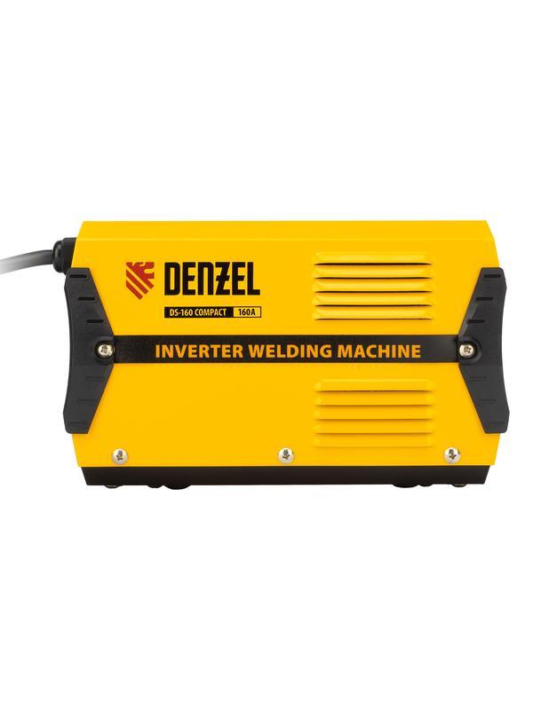 Аппарат инверторный дуговой сварки DS-160 Compact, 160 А, ПВ 70%, диаметр электрода 1.6-3.2 мм Denzel