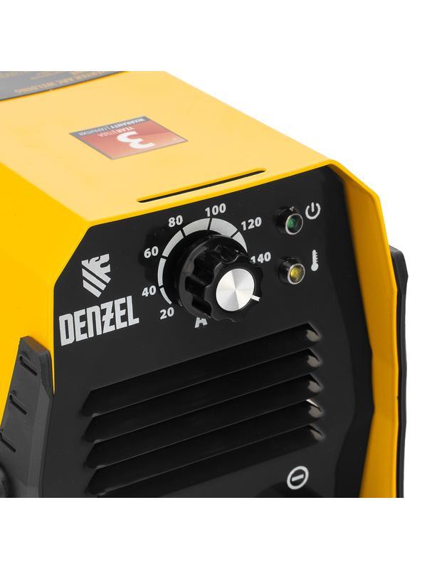 Аппарат инверторный дуговой сварки DS-160 Compact, 160 А, ПВ 70%, диаметр электрода 1.6-3.2 мм Denzel