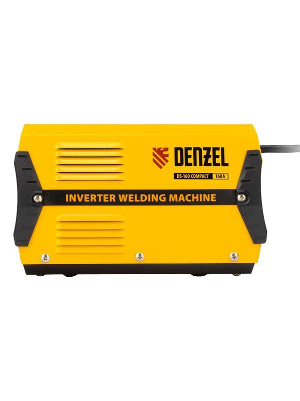 Аппарат инверторный дуговой сварки DS-160 Compact, 160 А, ПВ 70%, диаметр электрода 1.6-3.2 мм Denzel