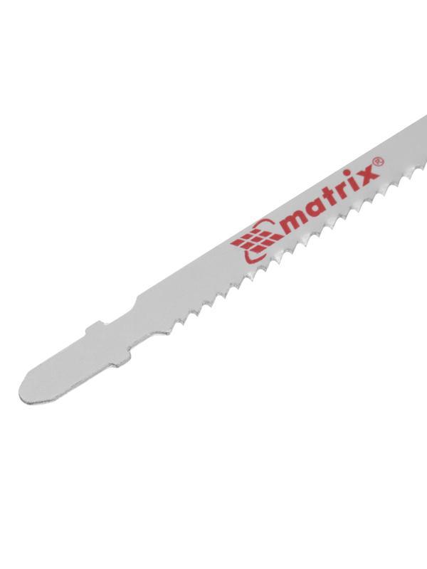 Полотна для электролобзика по дереву, 3 шт, 75 х 2.5 мм, HCS, EU- хвостовик Matrix