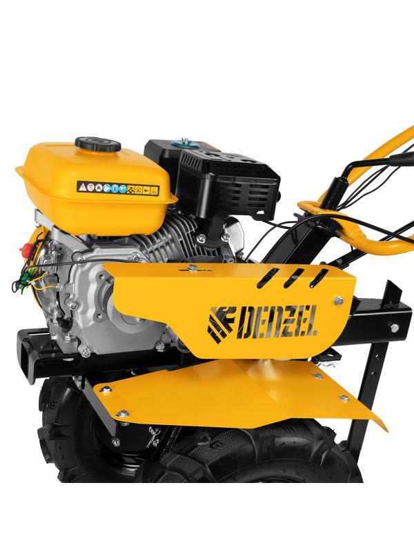 Мотоблок DPT-270, 7 л.с, ременное сцепление, ширина 85 см, глубина 35 см, фрез 3 х 4, ШОМ, передачи 2В/1Н Denzel