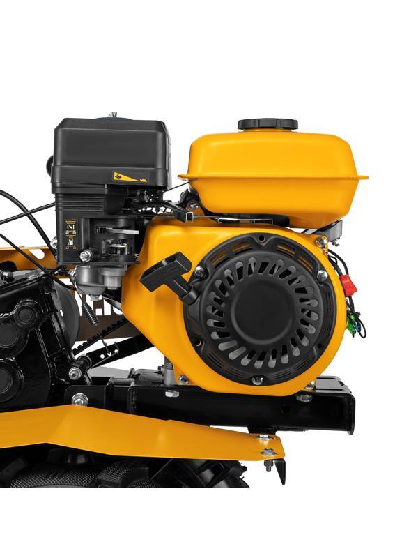 Мотоблок DPT-270, 7 л.с, ременное сцепление, ширина 85 см, глубина 35 см, фрез 3 х 4, ШОМ, передачи 2В/1Н Denzel