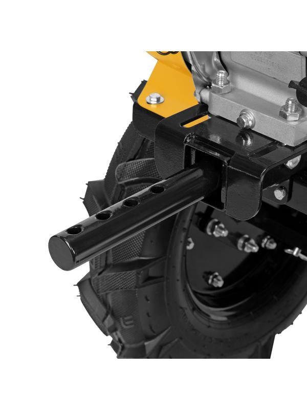 Мотоблок DPT-270, 7 л.с, ременное сцепление, ширина 85 см, глубина 35 см, фрез 3 х 4, ШОМ, передачи 2В/1Н Denzel