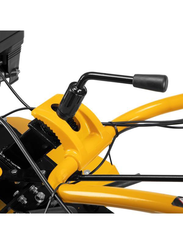 Мотоблок DPT-270, 7 л.с, ременное сцепление, ширина 85 см, глубина 35 см, фрез 3 х 4, ШОМ, передачи 2В/1Н Denzel